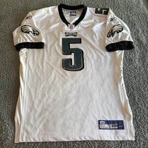 Donovan McNabb 2005 Reebok NFL Philadelphia Eagles 100% Authentic Jersey 52 XXL